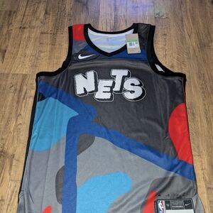 Brooklyn Nets City Edition NBA Jersey Nike‎ Size XL 60 Basketball DX8524-010